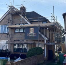 Residential Scaffolding installation at a home in Kent.