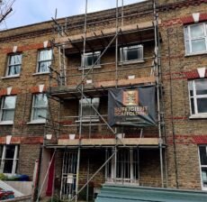 Residential Scaffolding installation at a home in Kent.