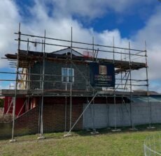 Residential Scaffolding installation at a home in Kent.